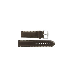 Horlogeband Tissot CHRONO / T1256171604100 / T600044980 Leder Bruin 22mm