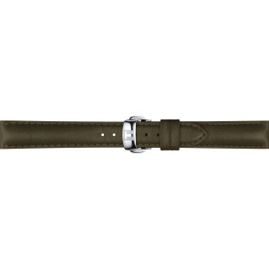 Horlogeband Tissot T600046066 Leder Groen 15mm