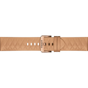 Horlogeband Tissot T600047287 Leder Roze 23mm