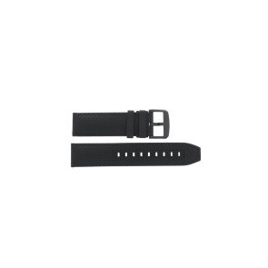 Horlogeband Tissot T600047413 / T1354173705101A Leder Zwart 22mm