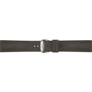 Horlogeband Tissot T600048720 Leder Groen 22mm