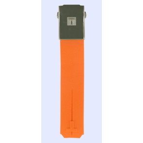 Horlogeband Tissot T33787892A / T603020173 Rubber Oranje 20.1mm