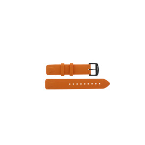 Horlogeband Tissot T081.420.17.0570.2 T-RaceT603035437 Rubber Oranje 19mm