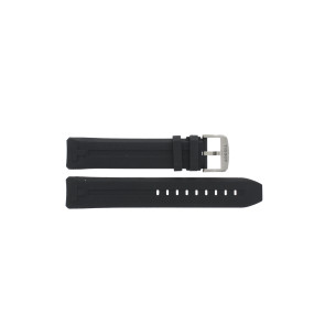 Horlogeband Tissot T603045478 / XL Rubber Zwart 23mm