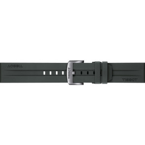 Horlogeband Tissot T603047710 Rubber Grijs 22mm