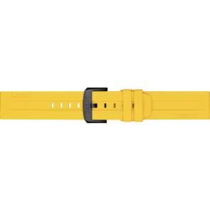 Horlogeband Tissot T603048238 Rubber Geel 22mm