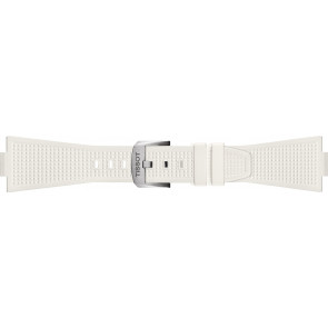 Horlogeband Tissot T603048463 Rubber Wit 12mm