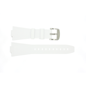 Horlogeband Tissot T603048463 Rubber Wit 12mm