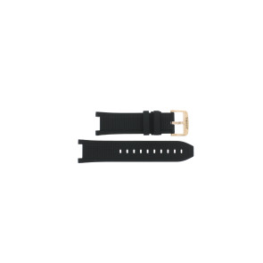 Horlogeband Tissot T603048543 Rubber Zwart 14mm