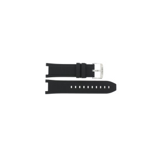 Horlogeband Tissot T1414171701100B / T603048650 Silicoon Zwart 24mm