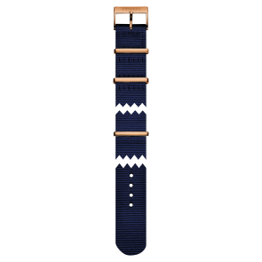 Horlogeband Tissot T604036892 Nylon/perlon Blauw 19mm
