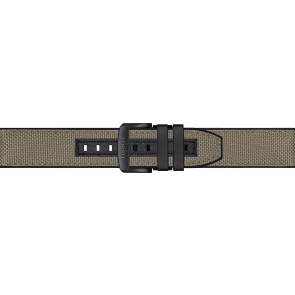 Horlogeband Tissot T604047165 Leder/Textiel Beige 22mm