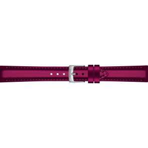 Horlogeband Tissot T1432101733100A Leder/Kunststof Roze 16mm