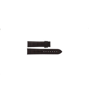 Horlogeband Tissot T66171233 / T610014569 Leder Bruin 20mm