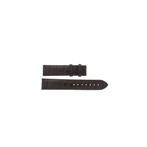 Horlogeband Tissot T41-5-413-73 / T610014577 Leder Donkerbruin 19mm