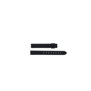 Horlogeband Tissot T03132580 / T610014602 Leder Zwart 12mm