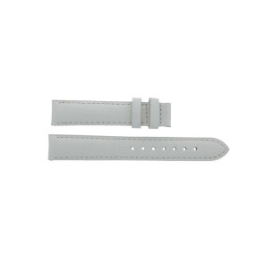 Horlogeband Tissot T0073091611300 / T610027415 Leder Wit 15mm