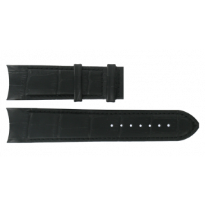 Horlogeband Tissot T0354101605100A XS / T610028591 Leder Zwart 22mm