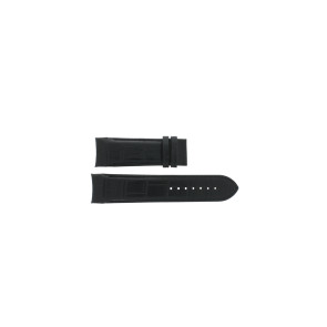 Horlogeband Tissot T035.614.16.051.02 / T600028609 Croco leder Zwart 24mm