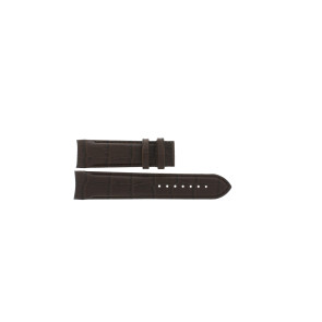 Horlogeband Tissot T035410 / T0354101603100A / T610028596 Leder Bruin 22mm