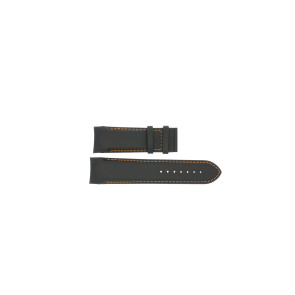 Horlogeband Tissot T0356141605101A / T610028614 Leder Zwart 24mm