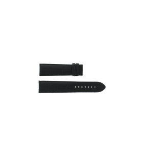 Horlogeband Tissot T0554271605700 / T610034057 Leder Zwart 23mm