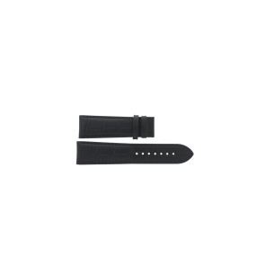 Horlogeband Tissot T0554271605700 / T610034058 Leder Zwart 23mm
