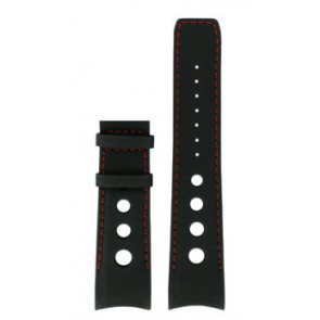 Horlogeband Tissot T600034295 Leder Zwart