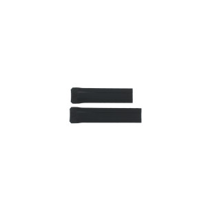 Horlogeband Tissot T0914204705704 / T610034733 Rubber Zwart 22mm