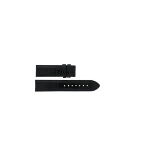 Horlogeband Tissot T0064073612600 / T610037745 / XS Leder Zwart 19mm