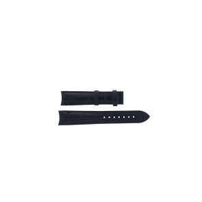 Horlogeband Tissot T0352101604100A / T610042654 Leder Blauw 18mm