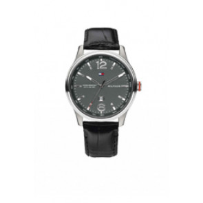 Horlogeband Tommy Hilfiger TH-151-1-14-1265 / TH679301443 Leder Zwart 22mm