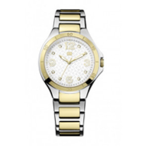 Horlogeband Tommy Hilfiger 679001110 / 1110 / TH-201-3-20-1371 Roestvrij staal (RVS) Bi-Color 13mm