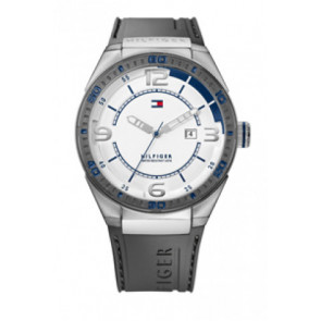 Horlogeband Tommy Hilfiger TH12512909 / TH675010692 Rubber Grijs 22mm