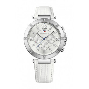 Horlogeband Tommy Hilfiger TH-246-3-14-1852S Leder Wit