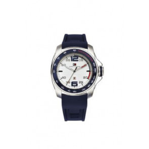Horlogeband Tommy Hilfiger TH-113-1-27-1239 / TH679301431 Rubber Blauw 25mm