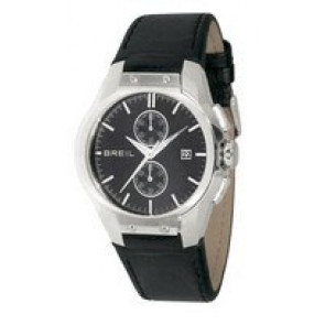 Horlogeband Breil TW0601 Leder Zwart 17mm
