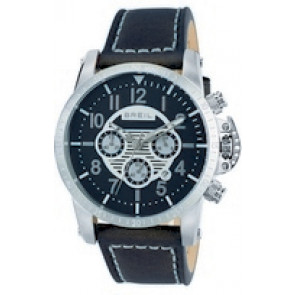 Horlogeband Breil TW1505 Leder Zwart 23mm