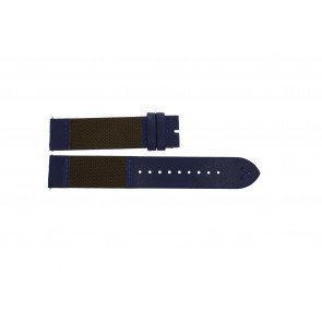 Horlogeband Breil TW1736 Leder Blauw 20mm