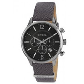Horlogeband Breil TW1779 Leder Grijs 20mm