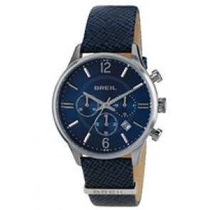 Horlogeband Breil TW1780 Leder Blauw 20mm