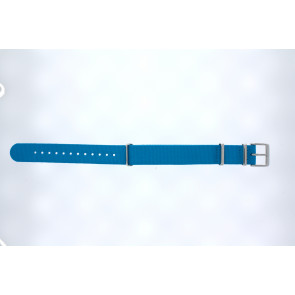 Timex horlogeband TW7C07400 / PW7C07400 Textiel Lichtblauw 18mm