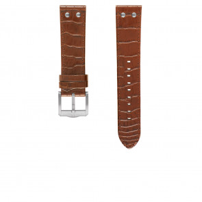 TW Steel horlogeband TWB1310 / TW1310 Leder Bruin 22mm + bruin stiksel