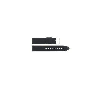 Horlogeband Guess V1005M1 Silicoon Zwart 18mm