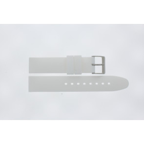 Horlogeband Guess V1005M2 Silicoon Wit 18mm