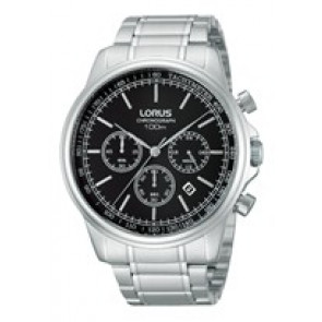 Horlogeband Lorus VD53-X083 / RT375CX9 / RQ355X Staal 22mm