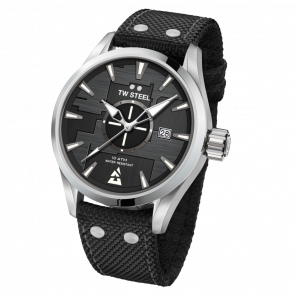 Horlogeband TW Steel VS99 Nylon/perlon Zwart