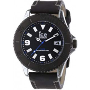 Horlogeband VTBKB.B.L.13 / VTBK.BB.L.13 Leder Zwart 24mm