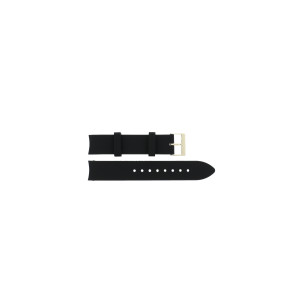 Horlogeband Guess W0023L6 / Time To Give Silicoon Zwart 18mm
