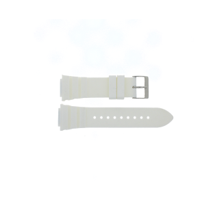 Horlogeband Guess W0947L2 / Starlight Silicoon Wit 20mm